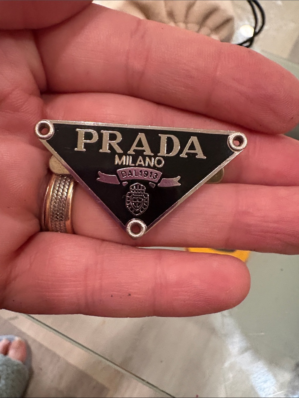 Prada Bag emblem